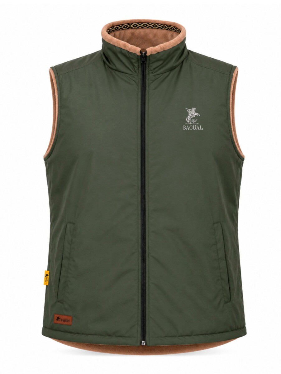 Chaleco Microfibra Hombre - Verde 