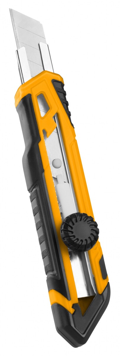 TRINCHETA 18 MM INGCO HKNS16618 CON 1 HOJA MATERIAL SK5 SOFT GRIP 