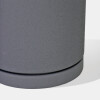 MACETERO CERAMICA GRIS OSC C/BASE 11X10.5CM Unica