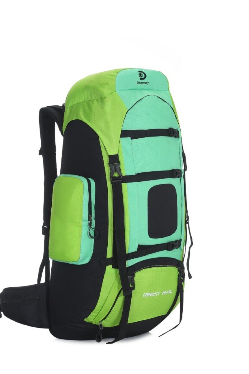 Mochila mochilera de trekking impermeable Verde