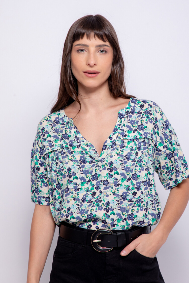 BLUSA MORANO Azul Lavado