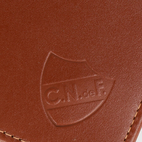 Billetera de Cuero Garnié Nacional Oficial Marrón