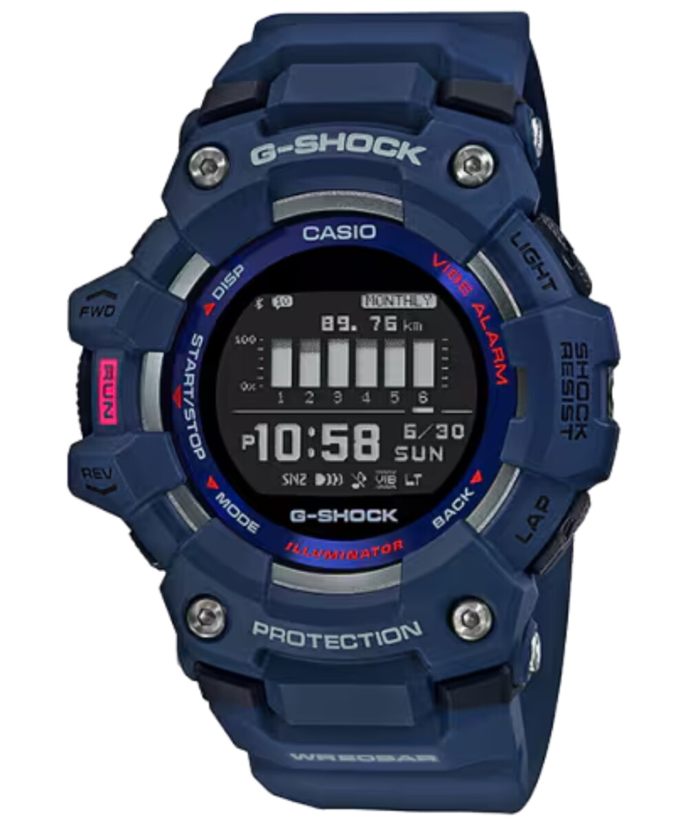Reloj CASIO GBD100-2DR en Silicona Azul 