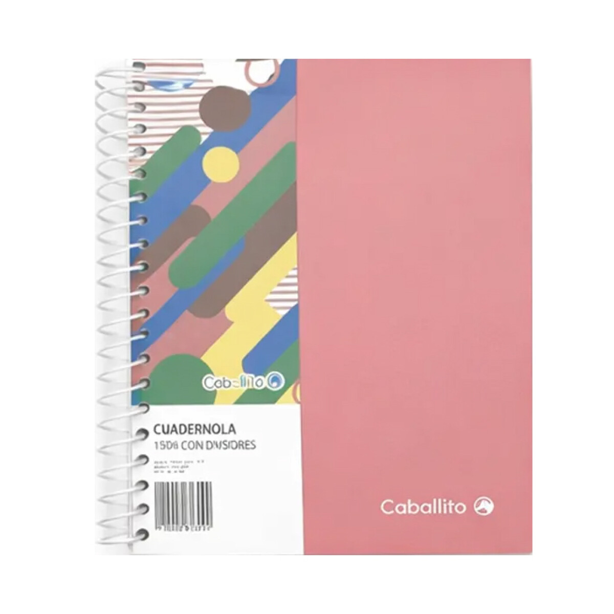 Cuadernola Caballito con Divisiones 150h - Rosada 