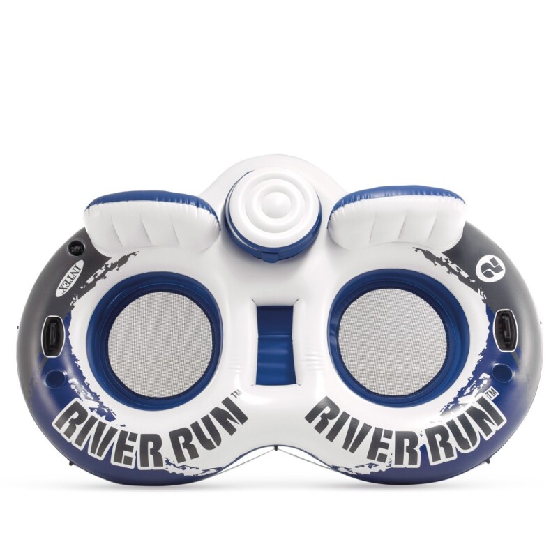 INTEX GOMON INFLABLE C/RESPALDOS + POSAVASOS + NEVERA 243 X 157 CM RIVER RUN II Intex Gomon Inflable C/respaldos + Posavasos + Nevera 243 X 157 Cm River Run Ii