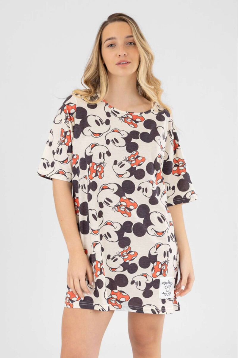 Mickey club dress - Crema 
