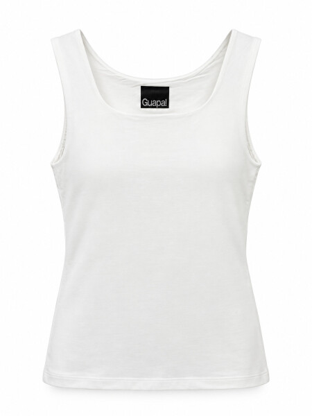 MUSCULOSA BASIC OFF WHITE