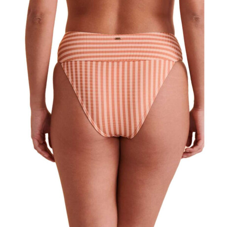 Bikini Rip Curl Premium Surf High Waist Cheeky Salmón
