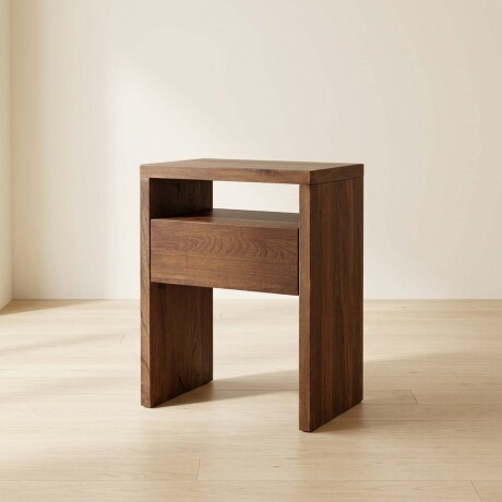 MESA DE LUZ MADERA MARRON HATTA