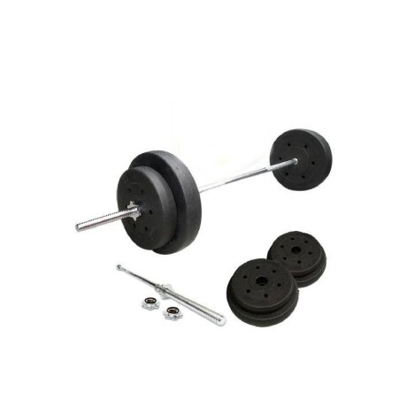 Kit Barra de 1.80 Mts + 30kgs En Discos 2x10Kg 2x2.5Kg 4x1.25Kg