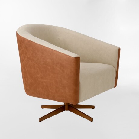 POLTRONA LUKE SWIVEL BEIGE