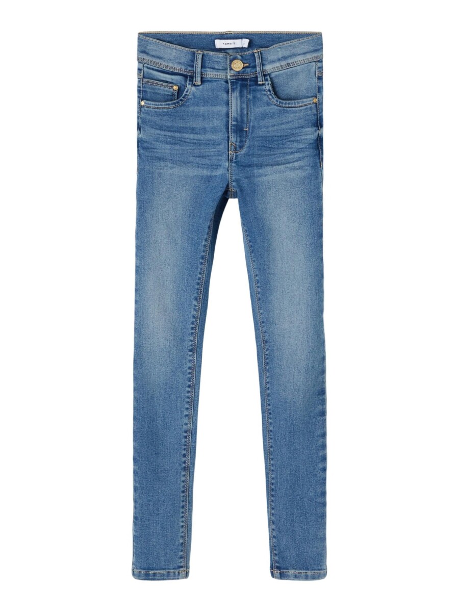 Skinny Fit Jeans - Light Blue Denim 