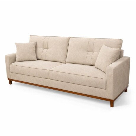 SOFA 3 CUERPOS MALIBU - BOUCLE LISO BEIGE SOFA 3 CUERPOS MALIBU - BOUCLE LISO BEIGE