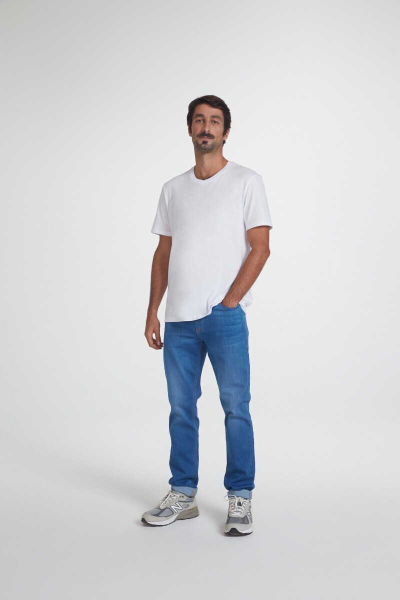 PANTALON MASC ADULTO - AZUL CARIBE/CHUMBO/BLANCO 