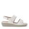Sandalias de Mujer Lady Confort VENCE con dos tiras Blanco