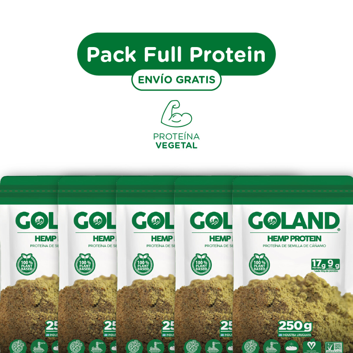 Pack Full Protein - 5 unidades - ENVIO GRATIS 