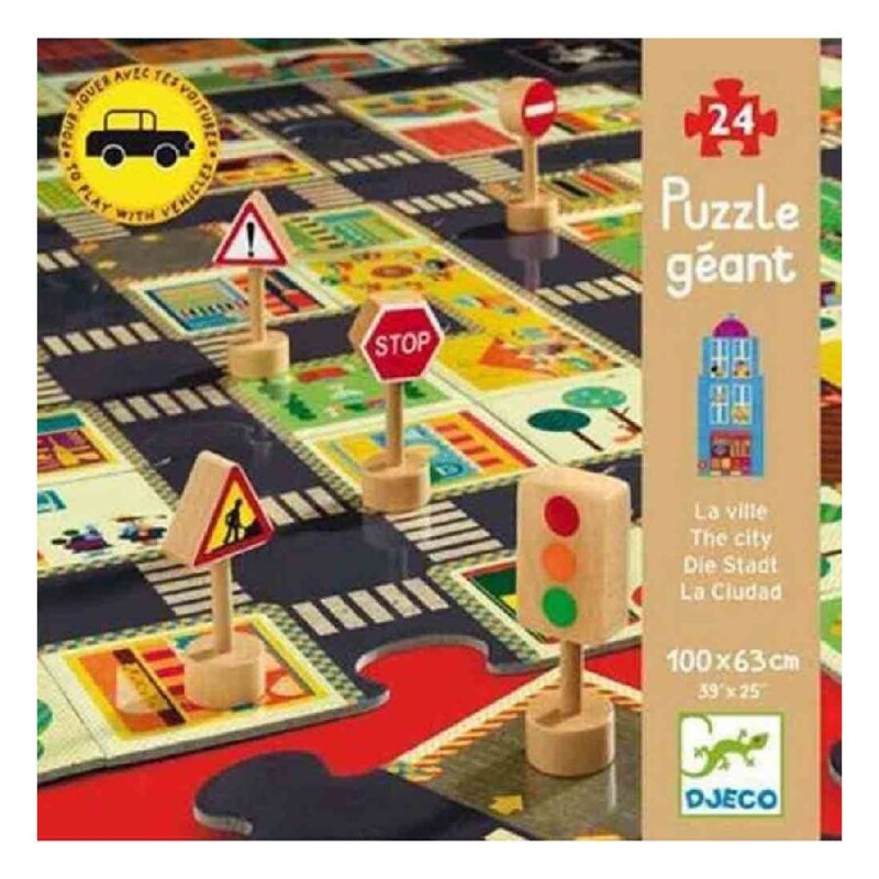 Puzzle Pop To Play La Ciudad by Djeco Puzzle Pop To Play La Ciudad by Djeco