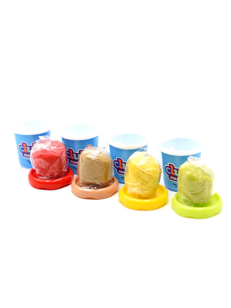 MASAS PACK X4 MIX COLORES MULTICOLOR