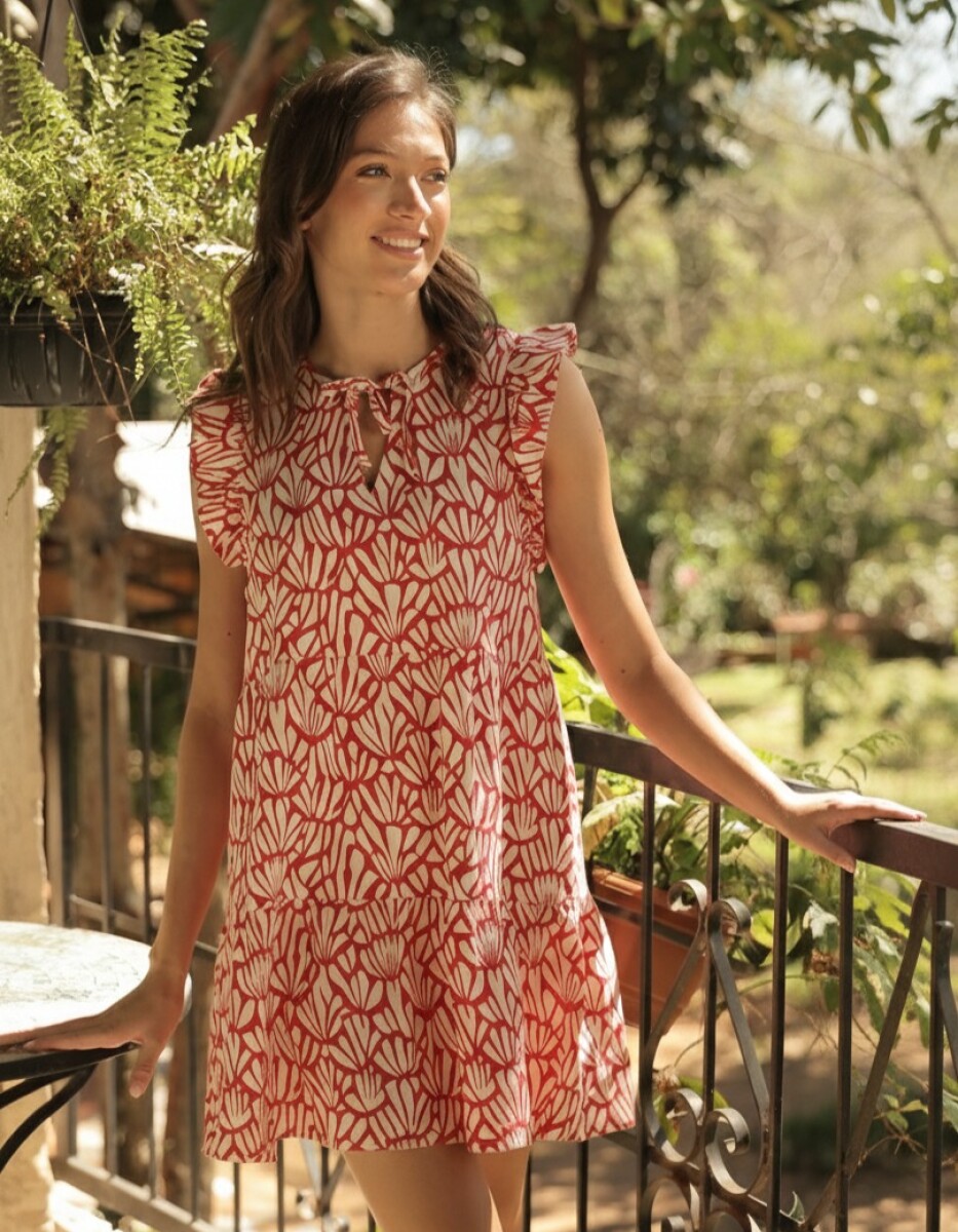 Vestido Estampado. 
