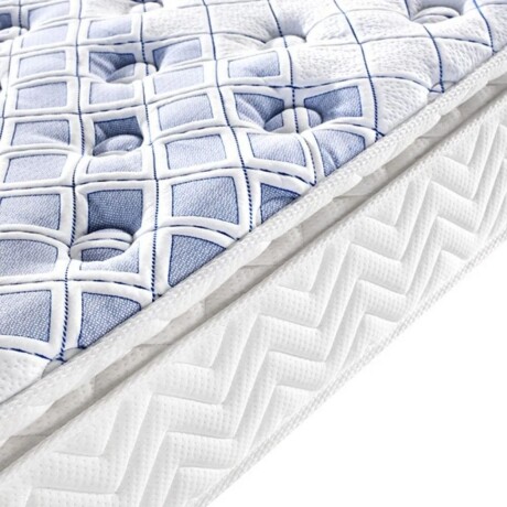 Sommier King Cama + Colchon Hamptons Hybrid Rhenium Negro