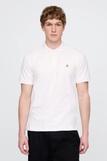 Remera Polo Osito Brannan Hombre White V2 Global