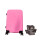 Valija Carry-on de mano Rígidas Con Organizadores Rosa