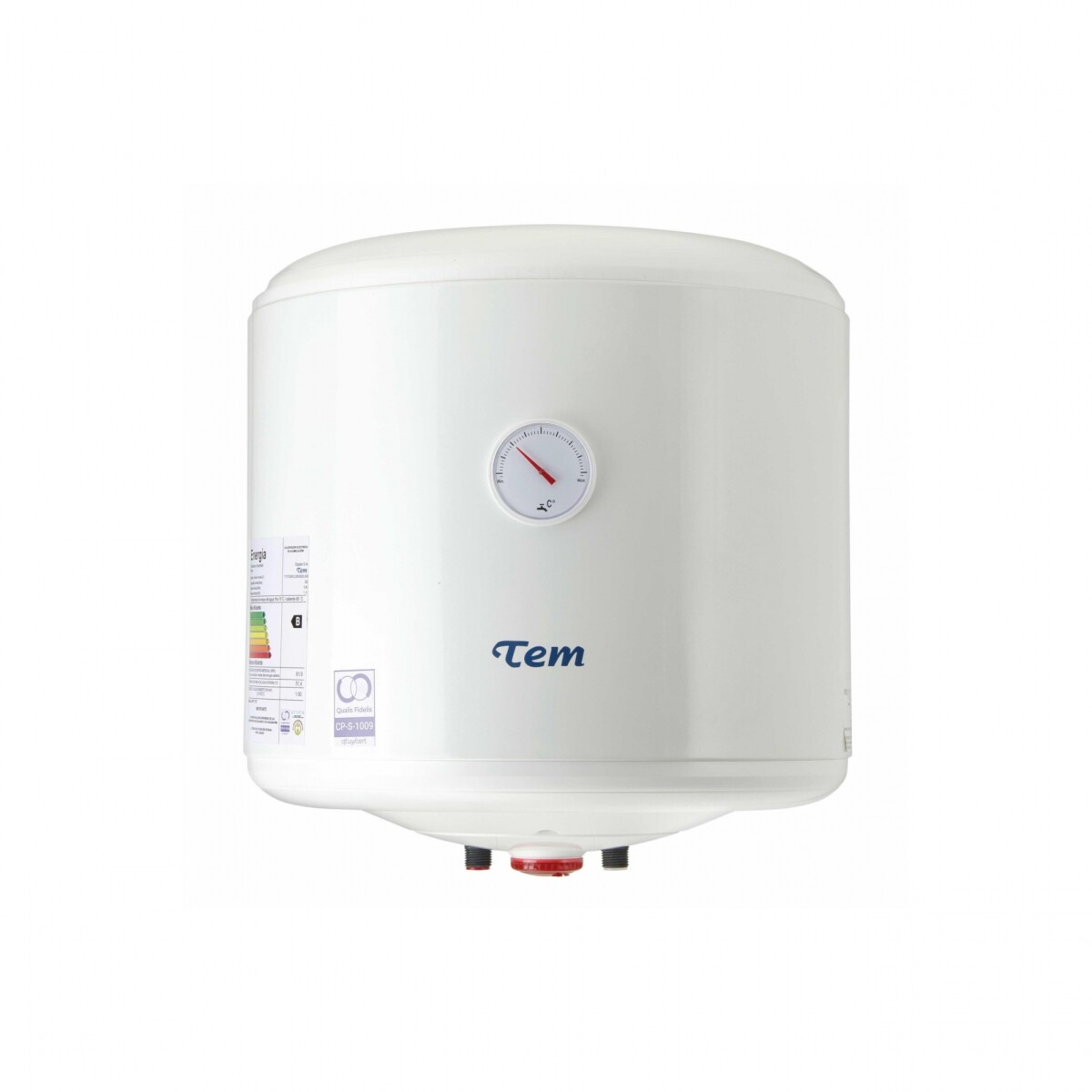 Calefón de acero de 30 lts TEM T1VTQ30CL3005 
