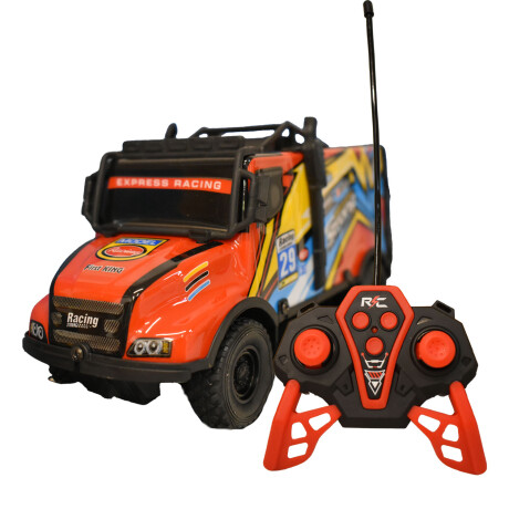 Camión a Control Remoto High Speed Racing Con Luces y Sonido Rojo