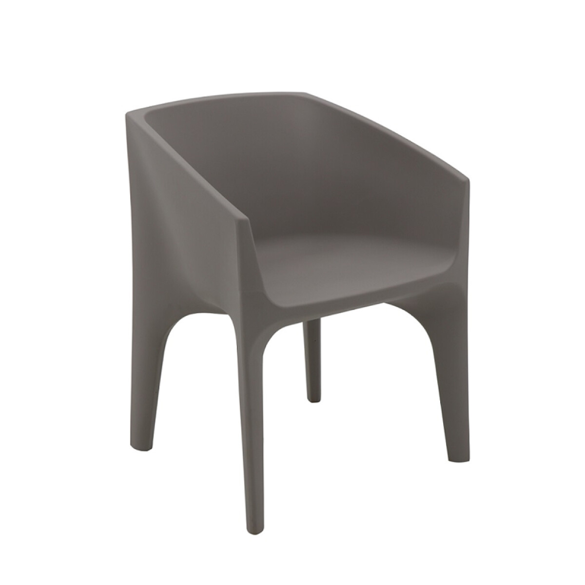 Sillón de polietileno "PACO" símil hormigón -TRAMONTINA - TD0699 