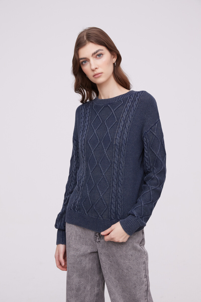 Sweater Lenne - Azul Noche 