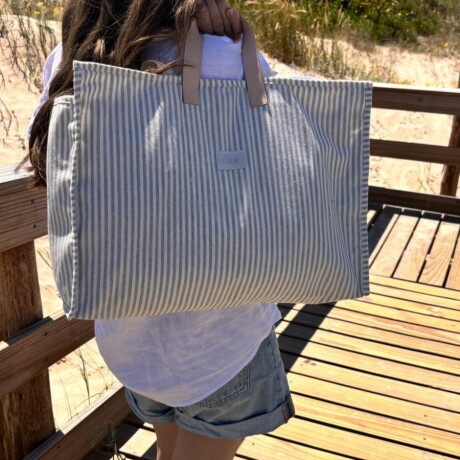Bolso de Playa Chico Amalfi Gris