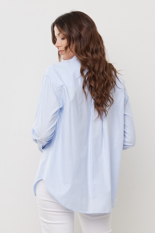 Camisa Bolsillo CELESTE
