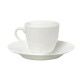Set 12 tazas y plato cafe 90 ml ceramica blanca Selecta Set 12 tazas y plato cafe 90 ml ceramica blanca Selecta