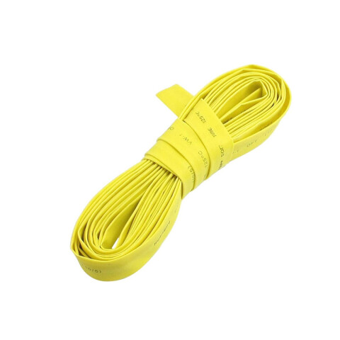Tubo termocontraíble amarillo, Ø8/4mm s/adhesivo CF3315