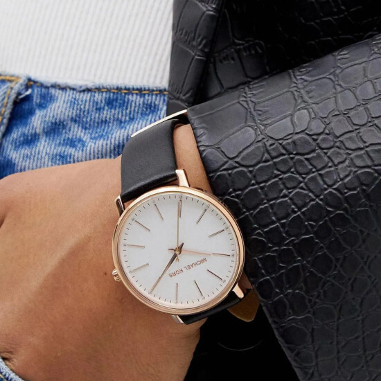 Reloj Michael Kors Pyper Cuero Negro MK2834S 0