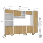 COMBO COCINA - LINEA WOOD BLANCO