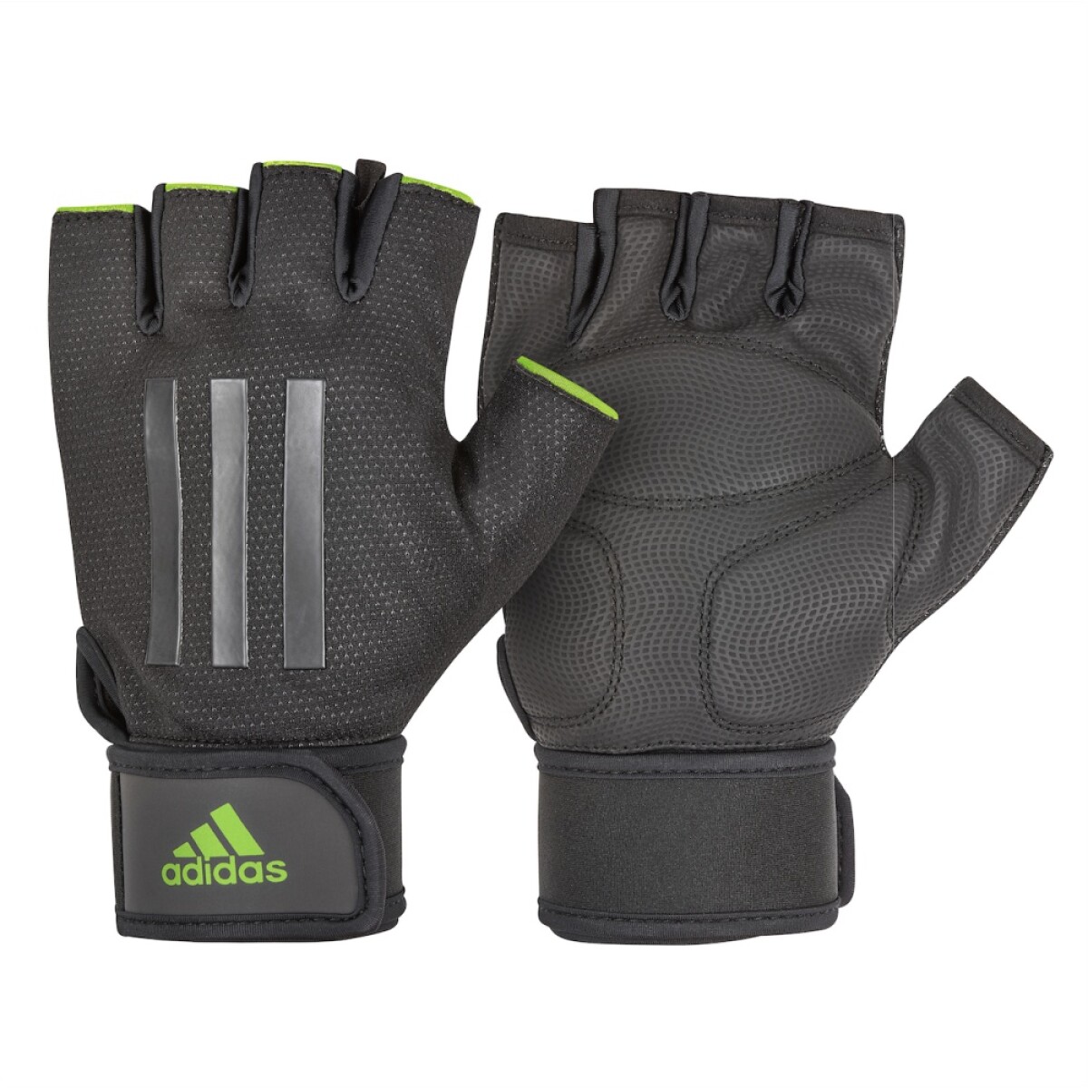 Guante Elite Negro Con Verde Adidas 
