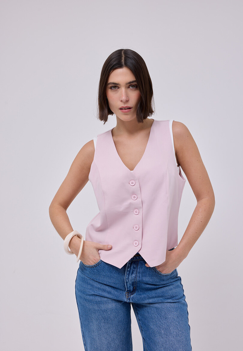 Chaleco Roma Rosa