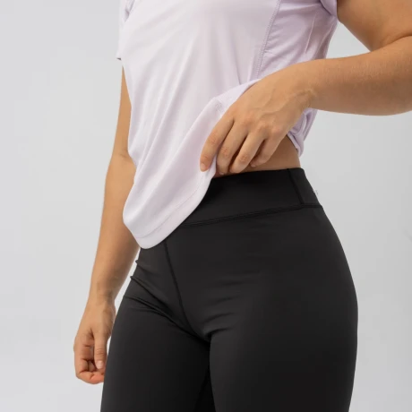 Calza Menpi Alta Calidad Training Biker Dama Negro S/C