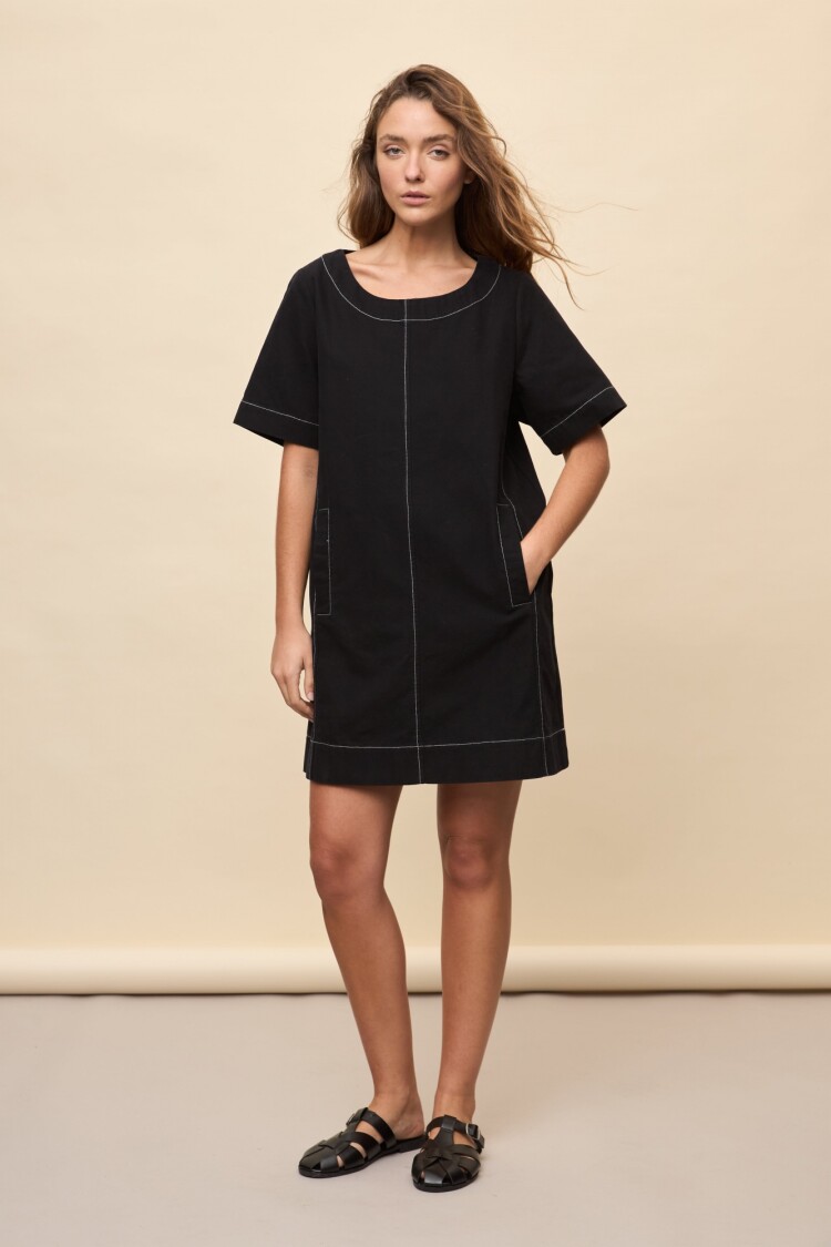 VESTIDO IRON Negro