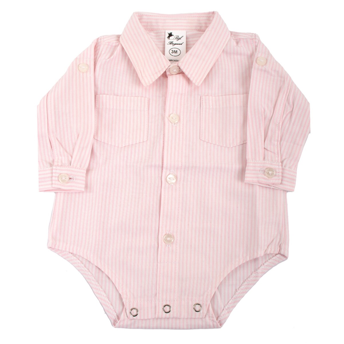 Camisa Body - rosa cuadrille 