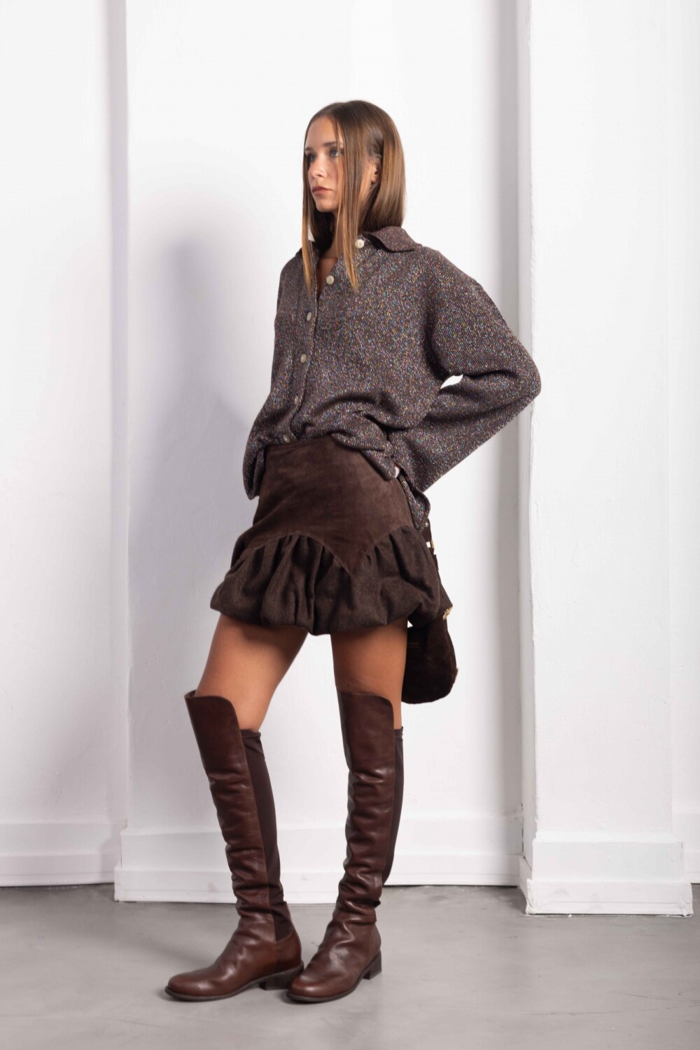 Winter Gotic Skirt Chocolate