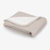 Manta rebozo hilo corderito KIKKABOO beige