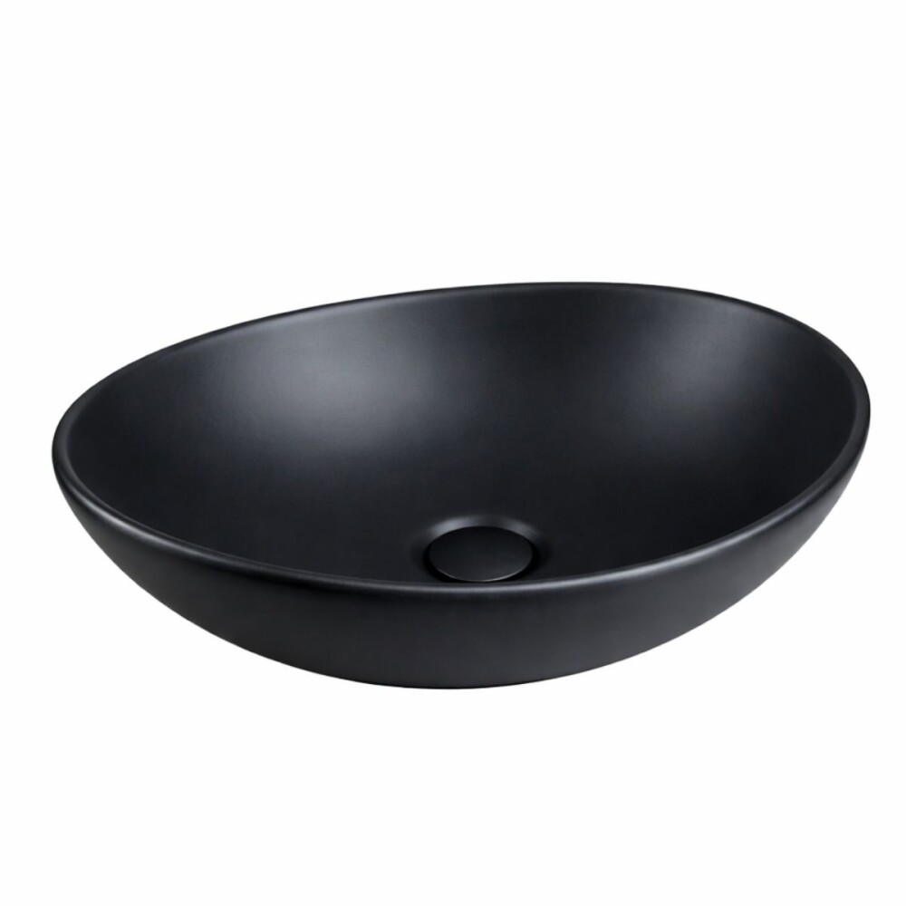 Bacha de apoyo Ovalada 41x33 cm Negro Mate Dmc Bacha De Apoyo Ovalada 41x33 Cm Negro Mate Dmc