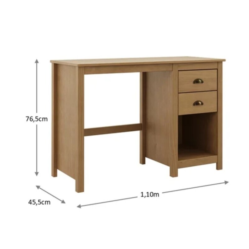 Escritorio 2 Cajones Línea Topacio Finestra 100% Madera Maciza Escritorio 2 Cajones Línea Topacio Finestra 100% Madera Maciza