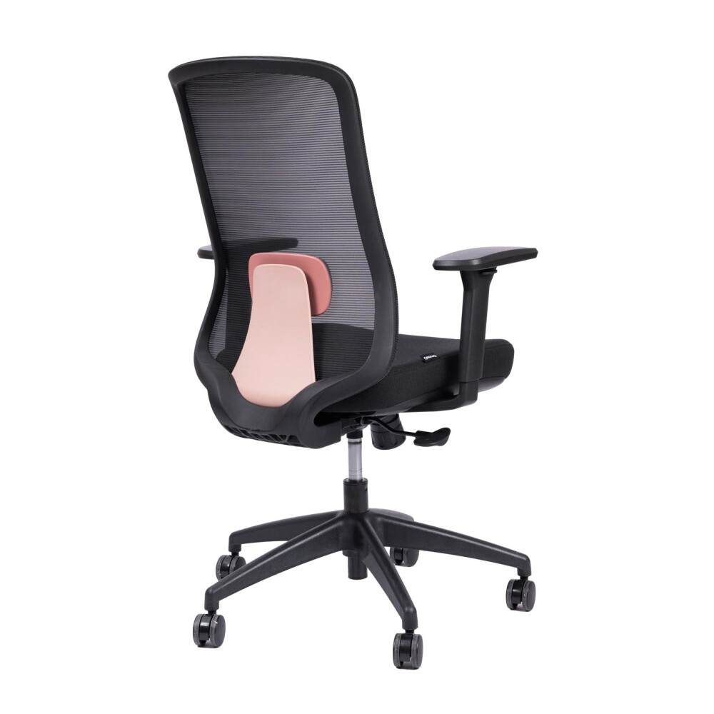 SILLA DE OFICINA POLIPROPILENO-Y-FIBRA-DE-VIDRIO NEGRO LANDO