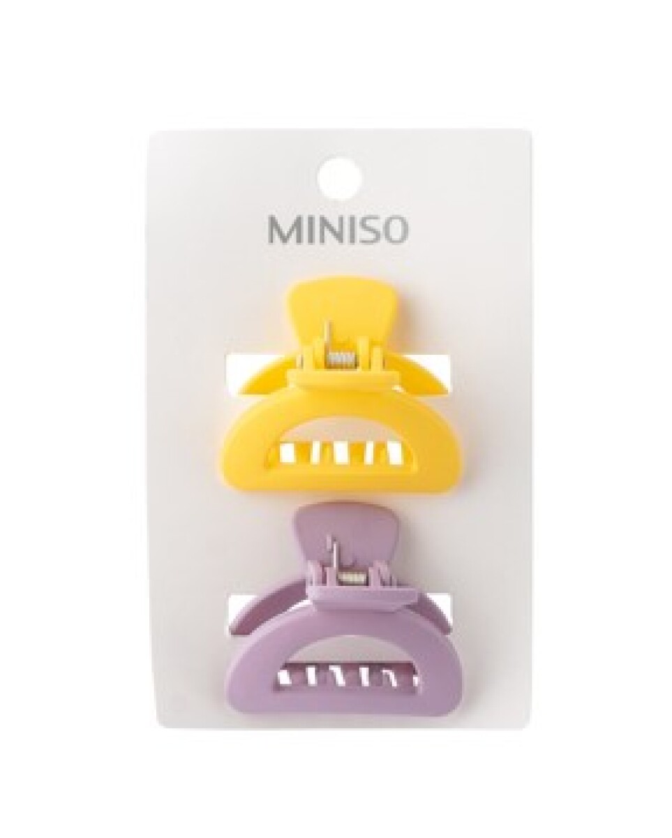 Mini pinza 2 pcs - amarillo 