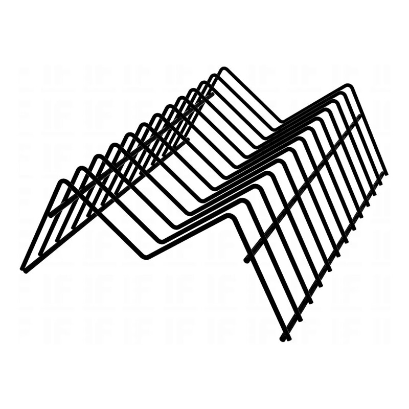Soporte para platos vertical NEGRO