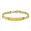 Pulsera Identidad Enlazado -Oro bajo-Sin Piedra-PU8016 sinpiedra