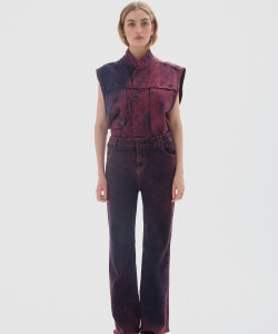 Jean Vaquero Washed Bordeaux